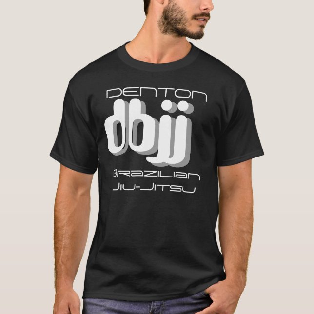 DBJJ - SVART TEE (Framsida)