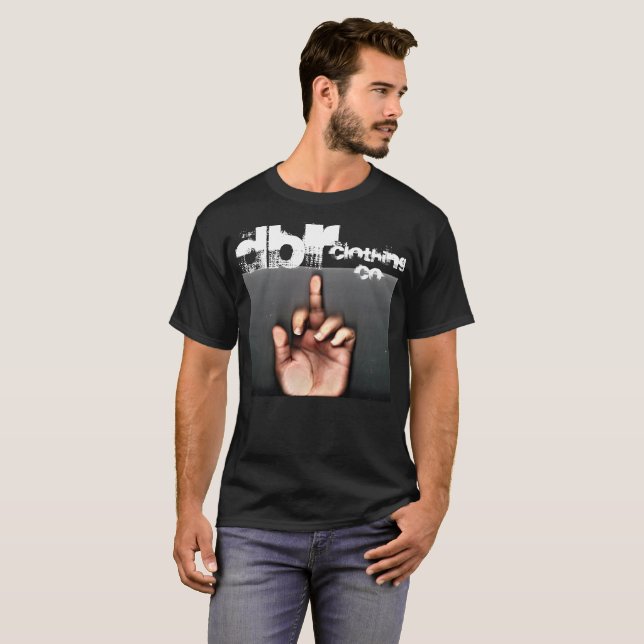 dbr klädsammet mellan linjer t shirt (Hel framsida)