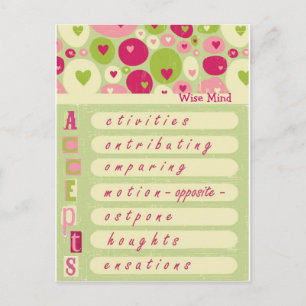 DBT Wise Mind "Accepterar" Vykort