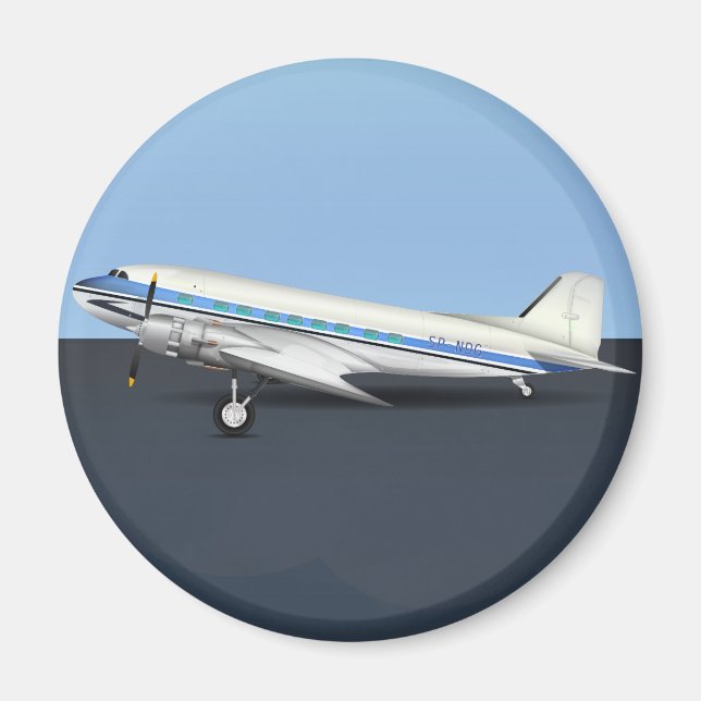 DC-3 MAGNET (Framsidan)