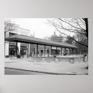 Dc-bensinstation, 1921 poster