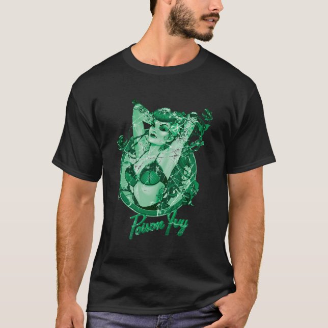 Dc Bombshells Poison Ivy Character T Shirt (Framsida)