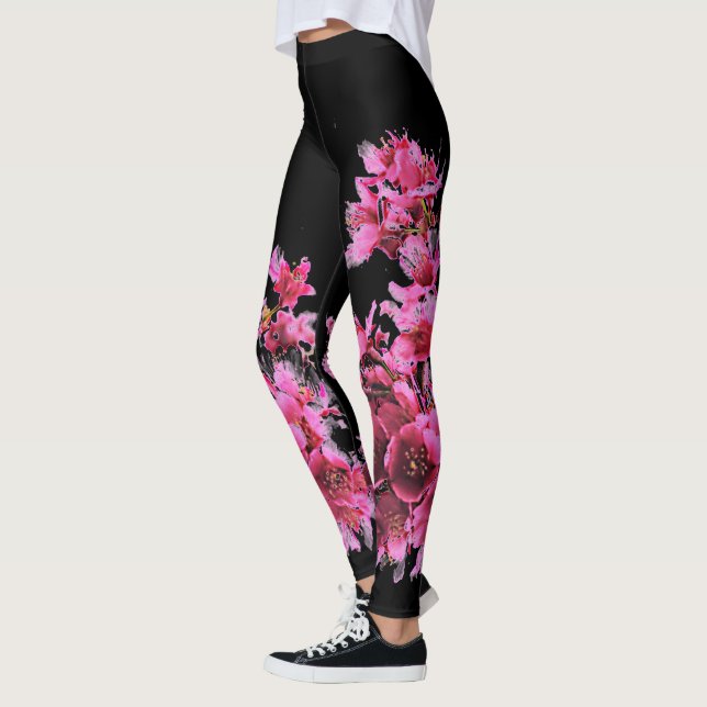 DC Cherry-Blommar Leggings (Vänster)