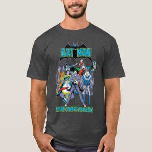 DC Comics Batman Här Kommer Problem Skurk Lag T Shirt