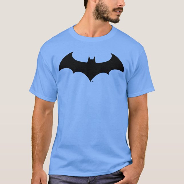 DC Comics Batman-logotyp Ny Långärmad T Shirt (Framsida)