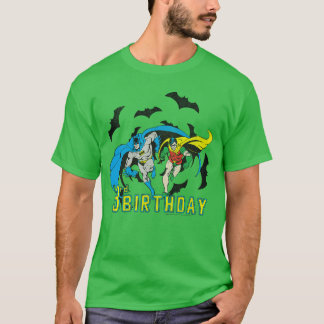 DC Comics Batman och Robin 3-årsdag Fladdermöss ro T Shirt