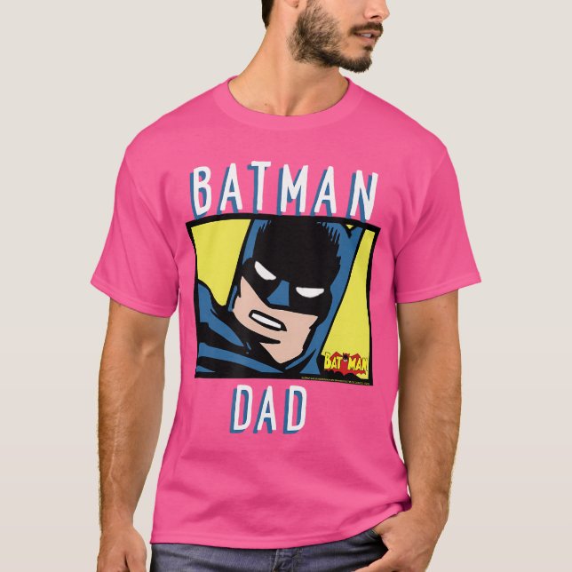 DC Comics Batman Pappa Porträtt vänner T Shirt (Framsida)