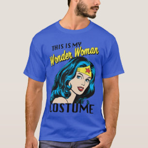 DC Comics Det här är min Wonder Woman-kostymtext T Shirt