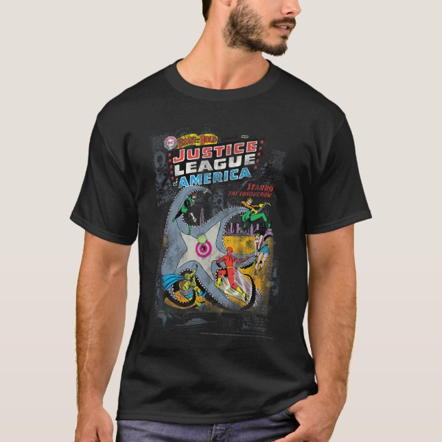 DC Comics Justice League Starro serietidningsomsla T Shirt (Framsida)