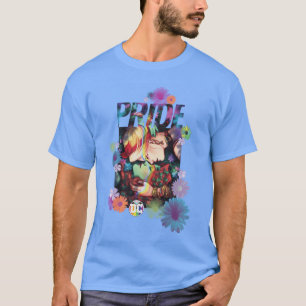 DC Comics Pride Harley Quinn och Poison Ivy Blommi T Shirt