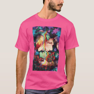 DC Comics Pride Harley Quinn Poison Ivy Näsa Berör T Shirt
