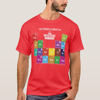 DC Comics Suicide Squad Periodic Elements friends T Shirt