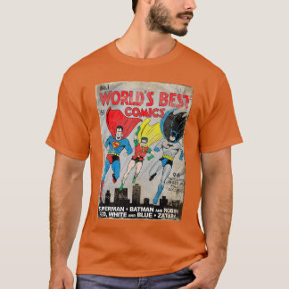 DC Comics Worlds Best Comics 1 Cover friend T Shirt