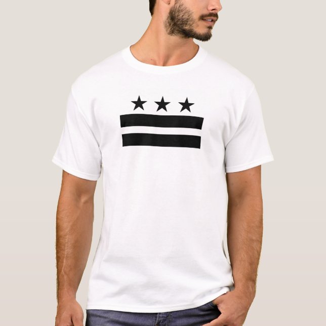 Dc-flagga T-shirt (Framsida)