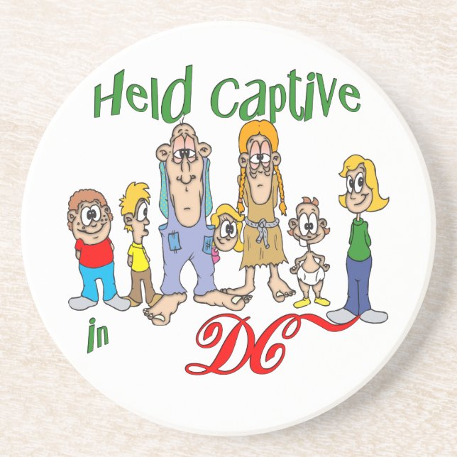 DC Funny Trailer Park Sandstone Underlägg (Framsidan)