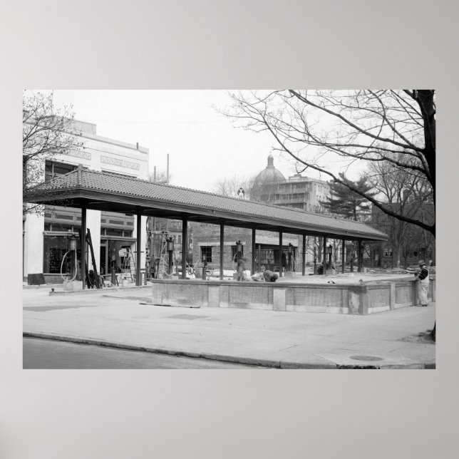 DC Gas Station, 1921 Poster (Framsidan)