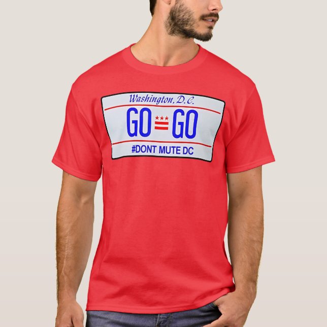 DC GoGo Dämpa inte DC familjevän T Shirt (Framsida)