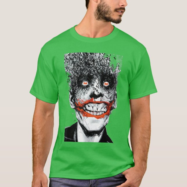 DC Joker serietidning omslag Bats Jock flicka T Shirt (Framsida)