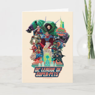 DC League of Toppen-Pets Battle for Metropolis Kort