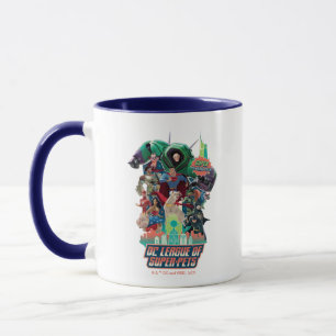 DC League of Toppen-Pets Battle for Metropolis Mugg