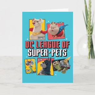 DC League of Toppen-Pets Character Panels Kort