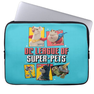 DC League of Toppen-Pets Character Panels Laptop Fodral