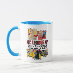 DC League of Toppen-Pets Character Panels Mugg