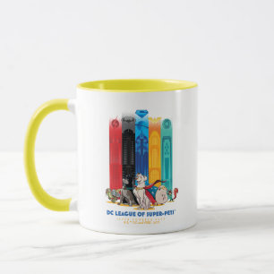 DC League of Toppen-Pets Metropolis Torn Mugg