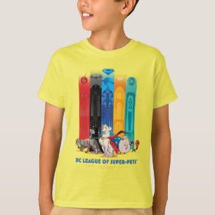 DC League of Toppen-Pets Metropolis Torn T Shirt