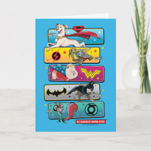 DC League of Toppen-Pets Panels Kort