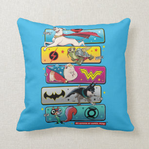 DC League of Toppen-Pets Panels Kudde
