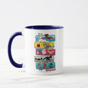 DC League of Toppen-Pets Panels Mugg