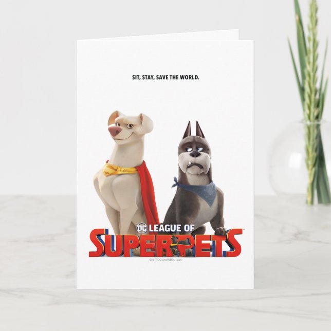 DC League of Toppen-Pets Theatrical Art Kort (Framsida)