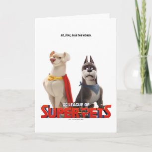 DC League of Toppen-Pets Theatrical Art Kort
