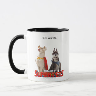 DC League of Toppen-Pets Theatrical Art Mugg