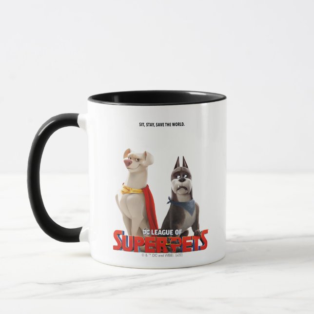DC League of Toppen-Pets Theatrical Art Mugg (Vänster)