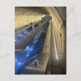 DC Metro rulltrappa Vykort