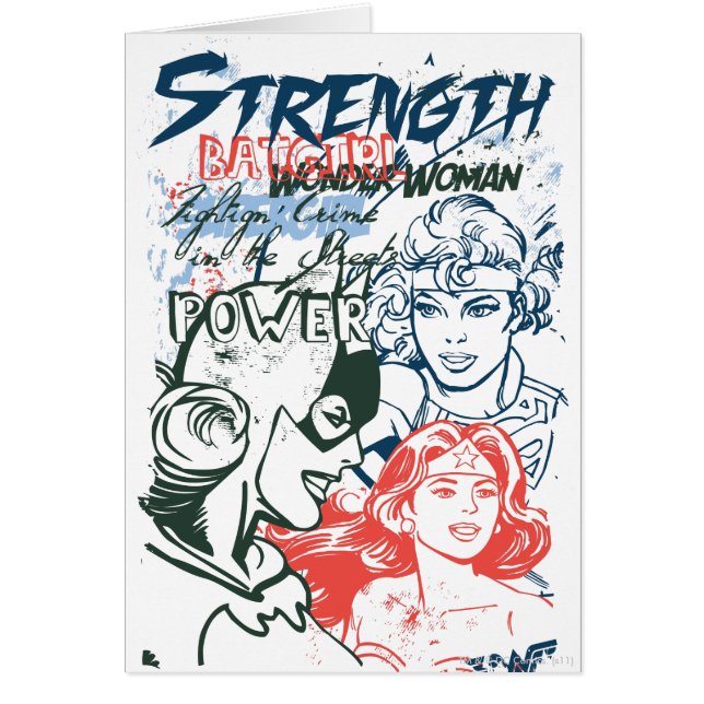 DC-original - avstånd ut Hälsningskort (Framsidan)