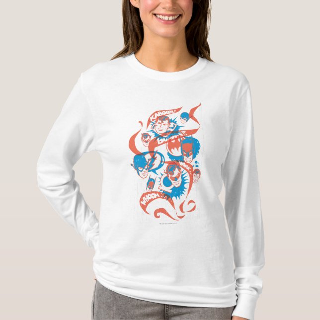 DC-original - Logotyp Burst T-shirt (Framsida)