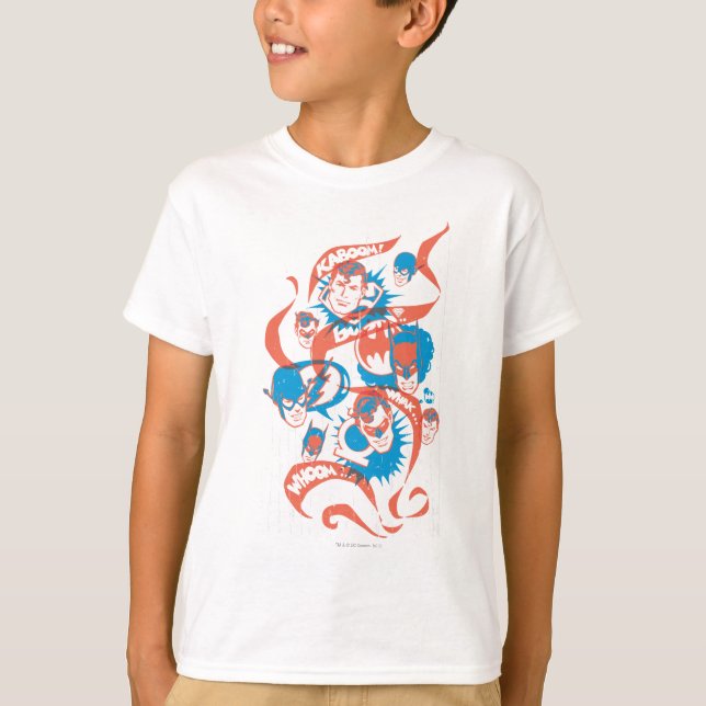 DC-original - Logotyp Burst T Shirt (Framsida)