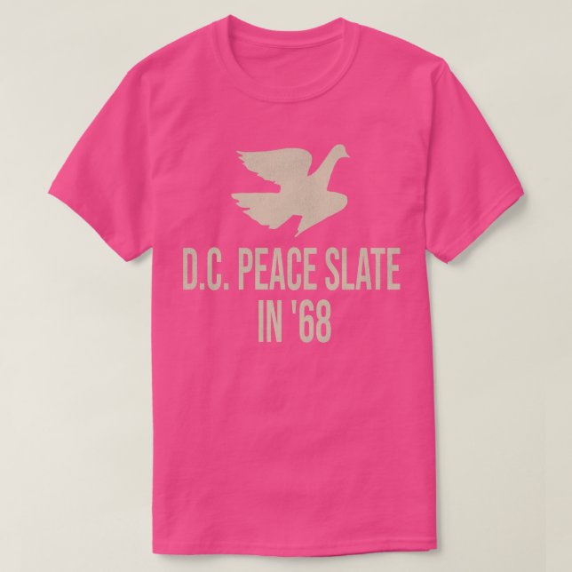 DC Peace Slate in T Shirt (Design framsida)