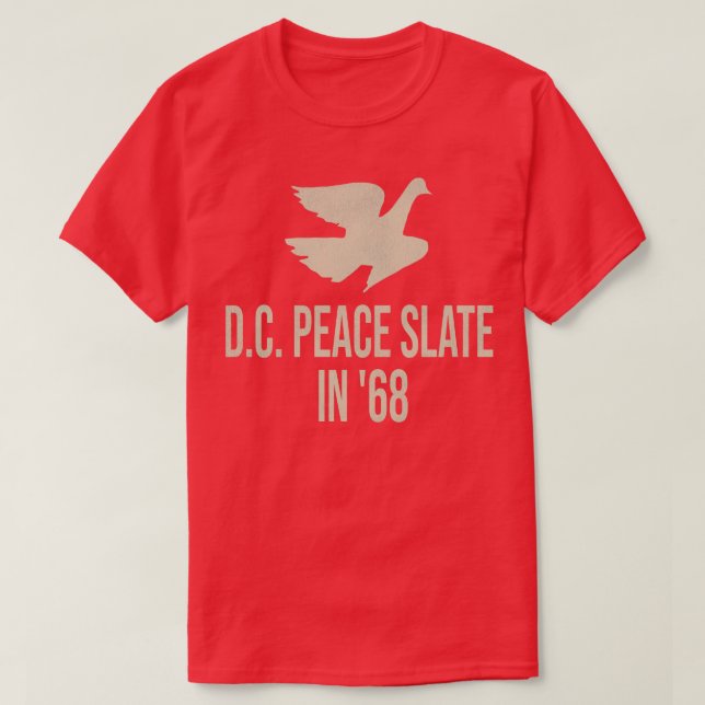 DC Peace Slate in T Shirt (Design framsida)