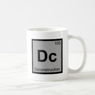 Dc - Periodiskt bord för Deconstructionkemi Kaffemugg
