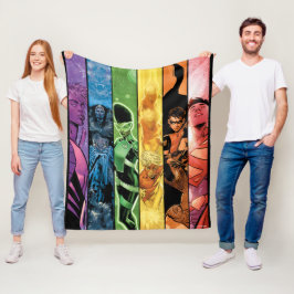 DC-Pridets Tecknad Täckning 2022 Fleecefilt