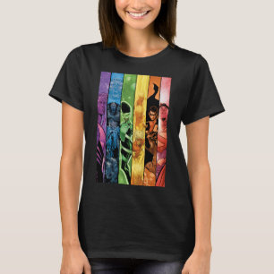 DC-Pridets Tecknad Täckning 2022 T Shirt