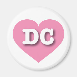DC Rosa Heart - I kärlek DC Magnet