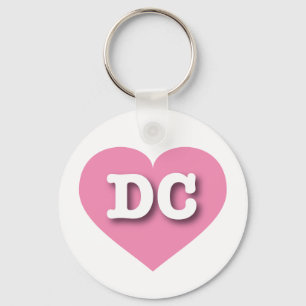 DC Rosa Heart - I kärlek DC Nyckelring