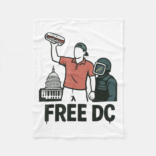 Dc Sandwich Guy the Sandwich Guy Free Dc Fleecefilt (Framsidan)