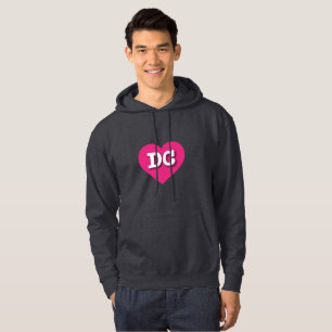 DC Shock rosa Heart - I kärlek DC Hoodie