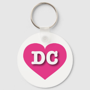 DC Shock rosa Heart - I kärlek DC Nyckelring